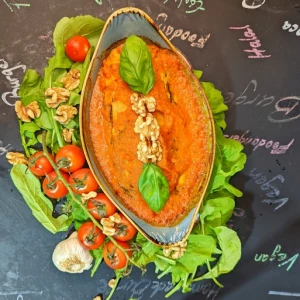 Spinat Wahlnuss-Lasagne